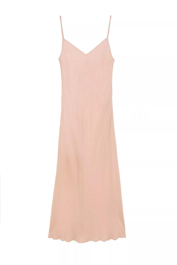 Slip Dress in Beige Shell Slip Dress in Beige Shell