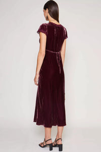 Thumbnail for Clarice Velvet Midi Dress