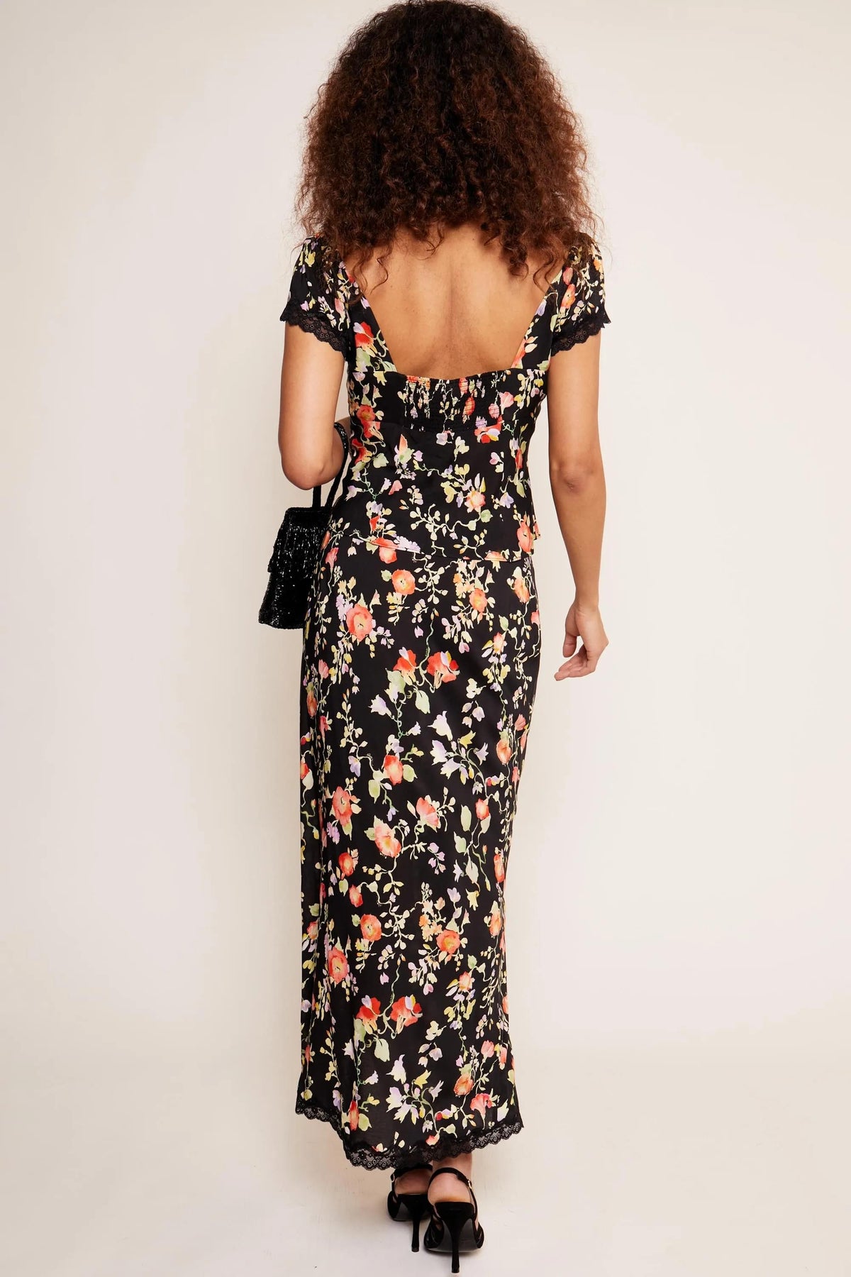 Sibilla Lace-Trim Skirt