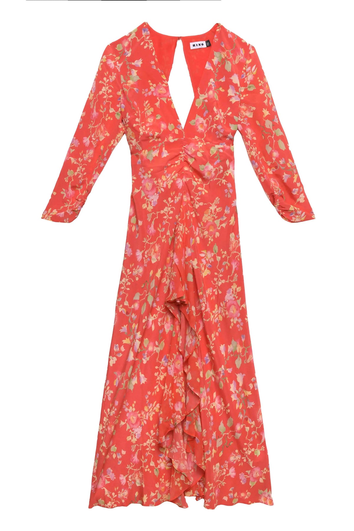 Rose Backless Midi Dress