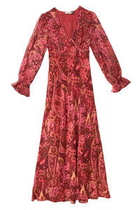 Thumbnail for Aoife Silk Midi Dress