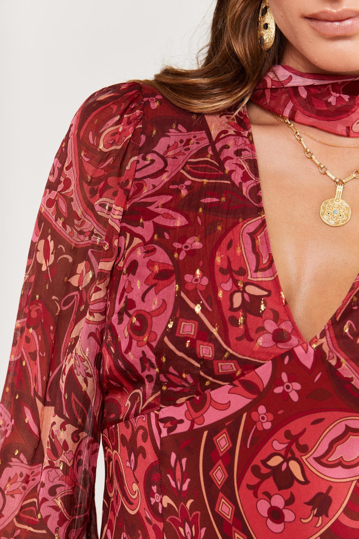 Aoife Silk Midi Dress