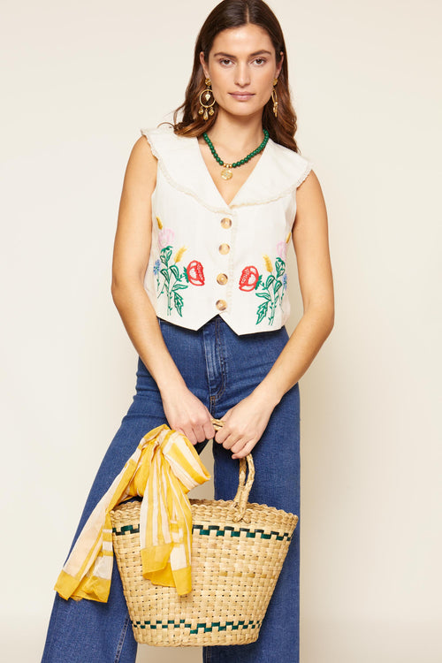 Monica Embroidered Top
