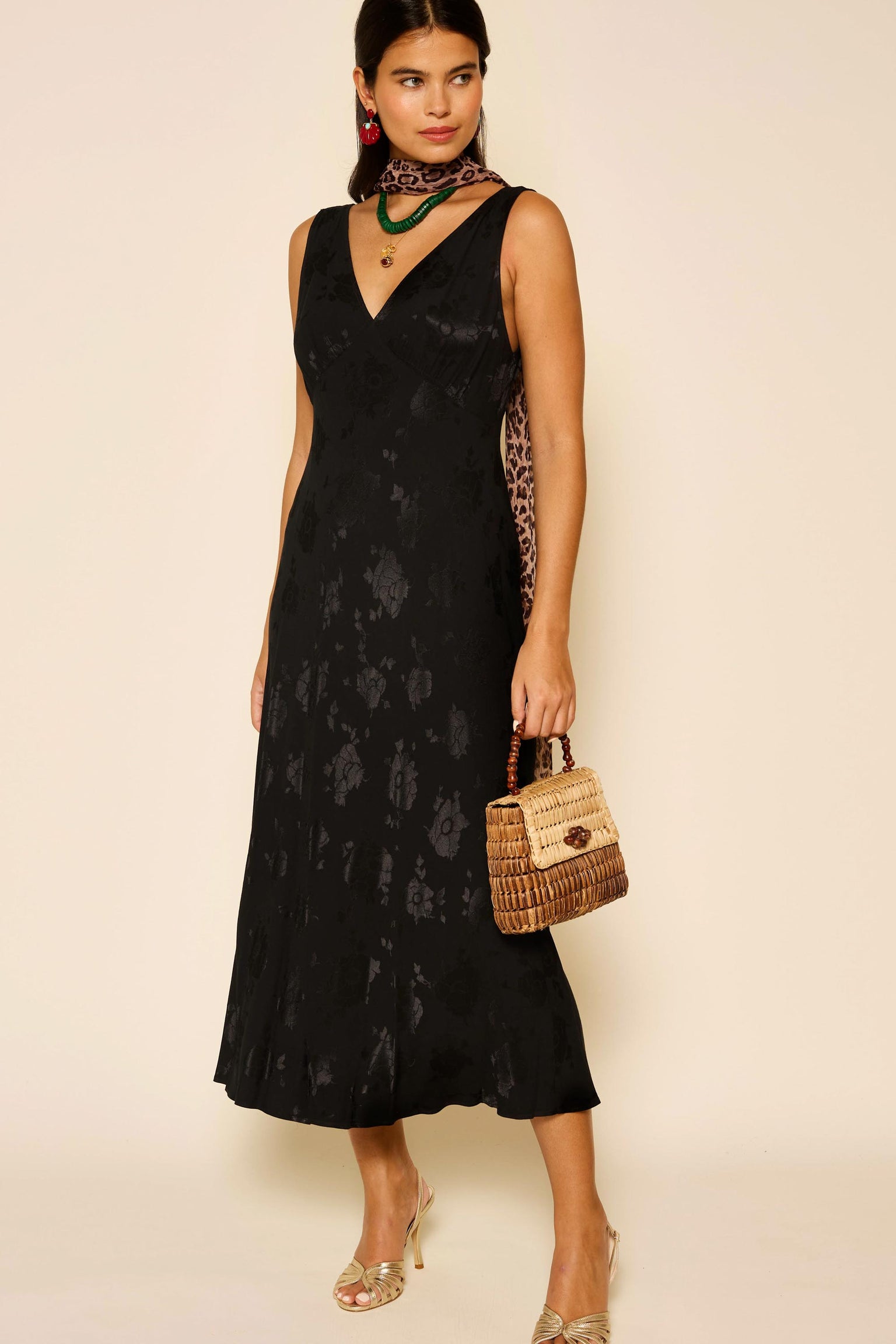 Mini Sandrine Women's Dress Poppy Embroidery