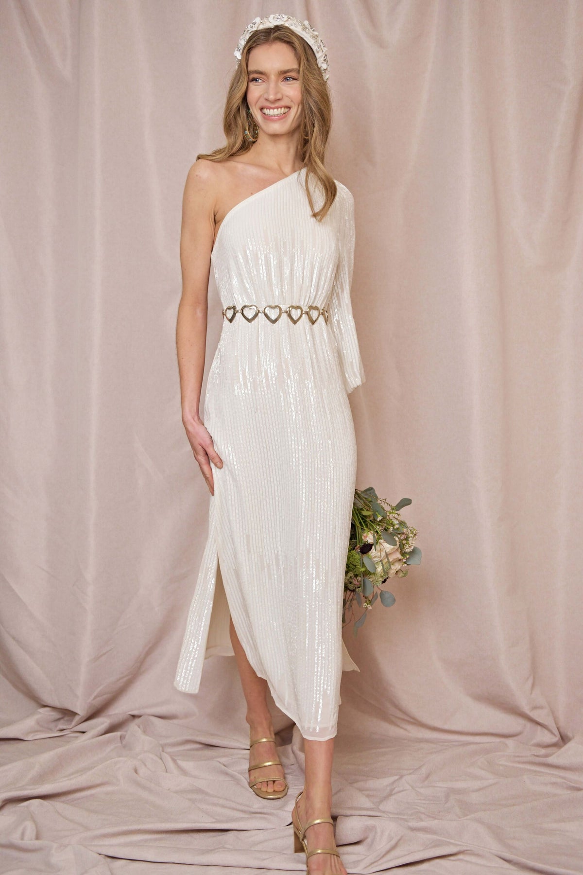 rixo sequin midi dress Rent Bradshaw Sequin Midi Dress - RIXO