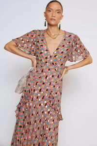 Thumbnail for Evie Ruffled Midi Dress