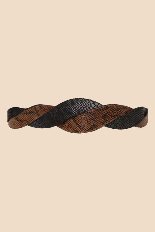 Twisted-Leather Belt