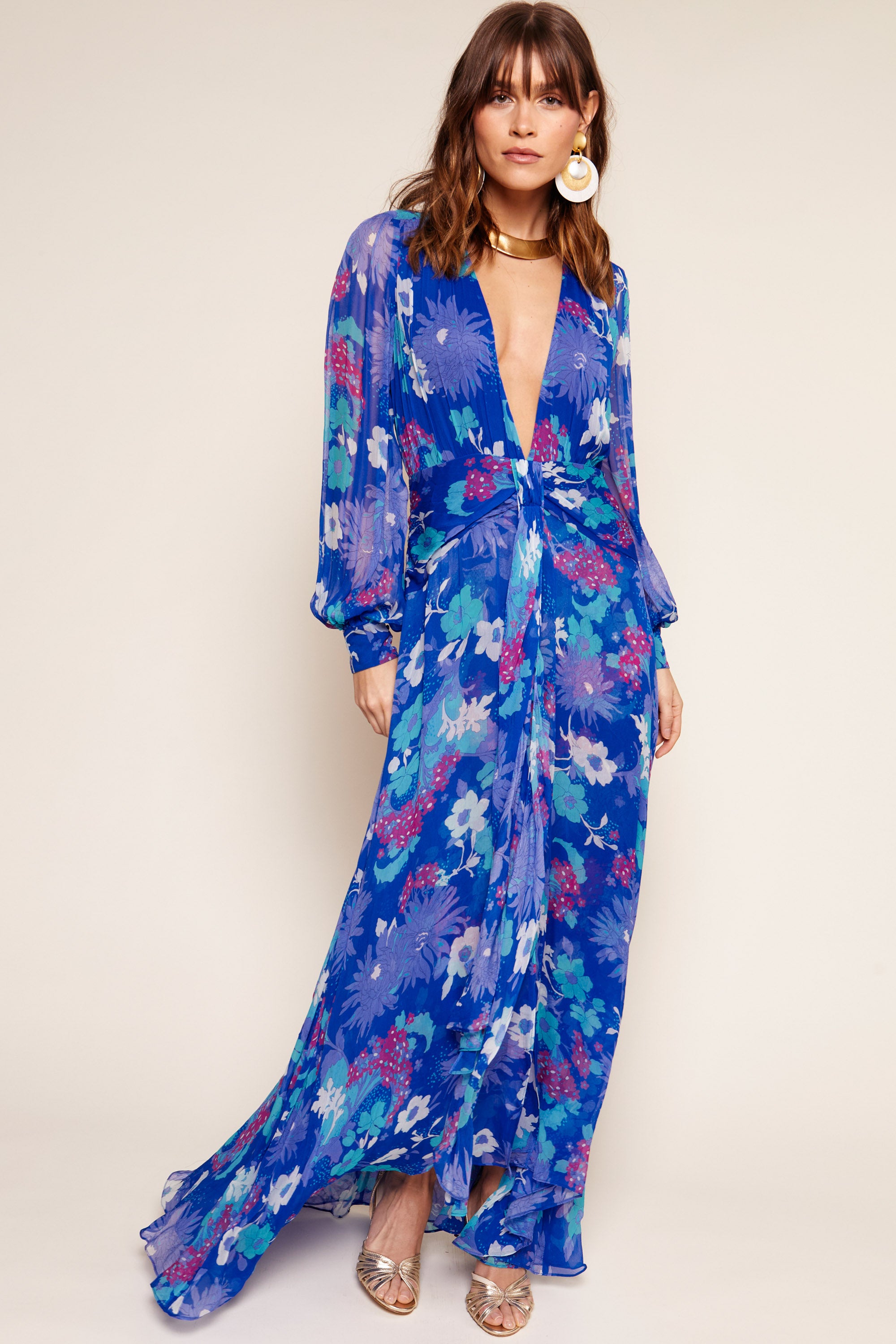 Meera - French Floral Cobalt – RIXO ⋆