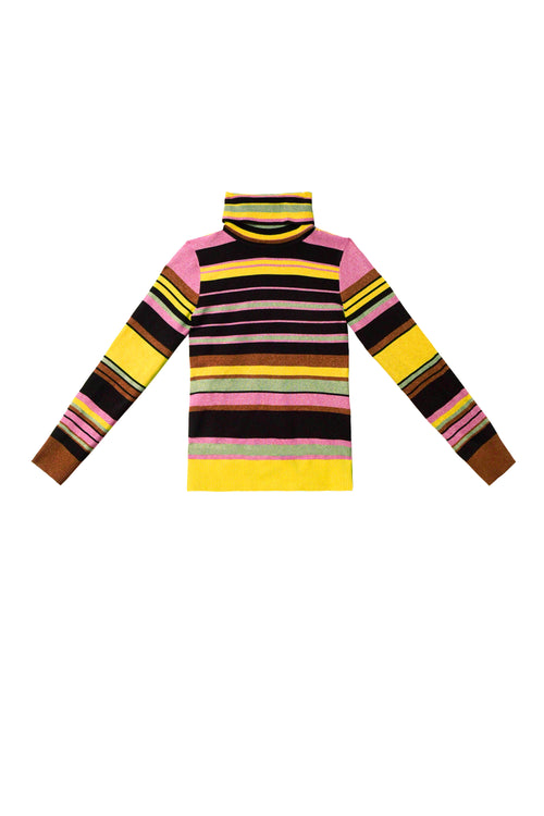 Turtleneck - Lurex Stripe Multi