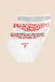 Classic Knicker - Four Pack Forget Me Not Ivory