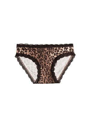 Classic Knicker - Leopard Brown