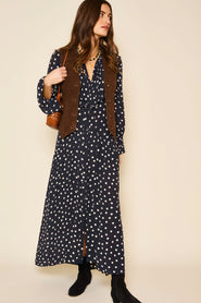 Freesia - Bohemia Spot Deep Navy