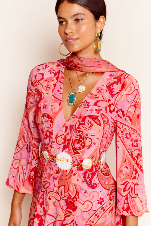 Camellia - Grace Paisley Magenta