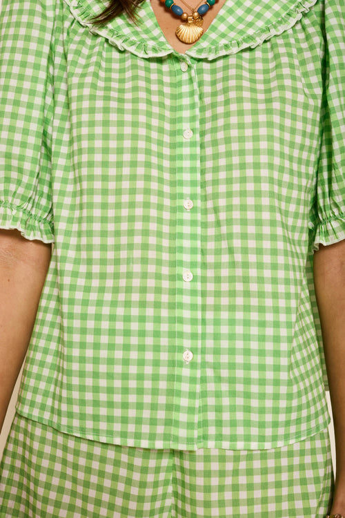 Alva - Mint Gingham