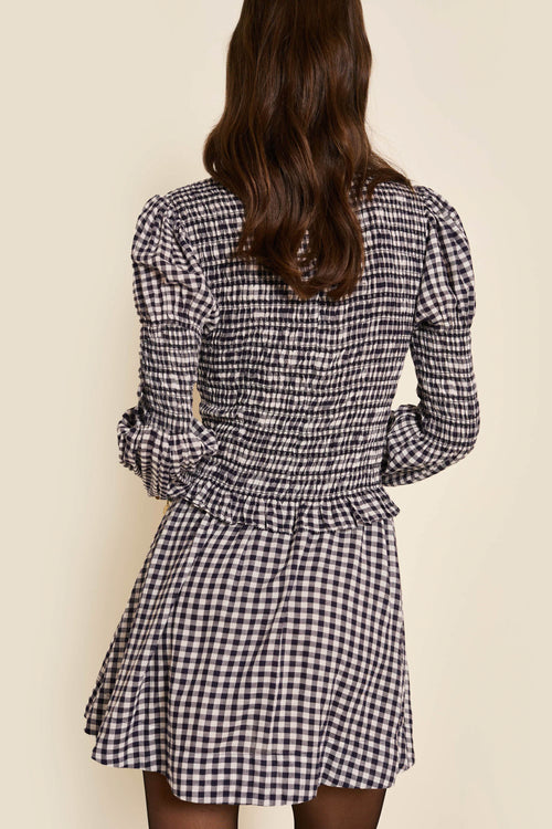 Ottilia - French Check Navy