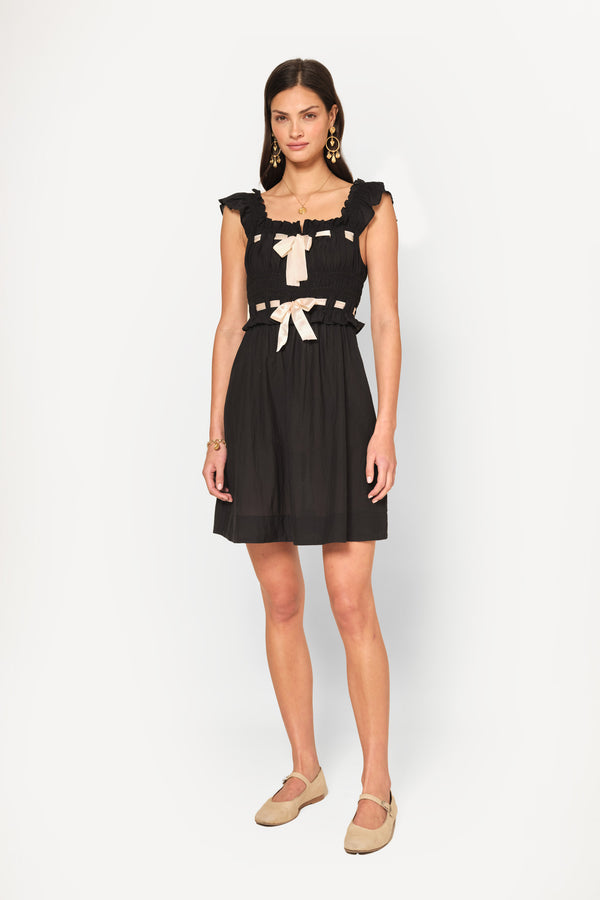 devin short mermaid dress Devin Mini Dress in Black