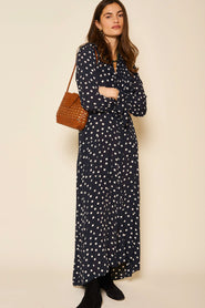 Freesia - Bohemia Spot Deep Navy