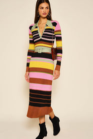 Polo - Lurex Stripe Multi