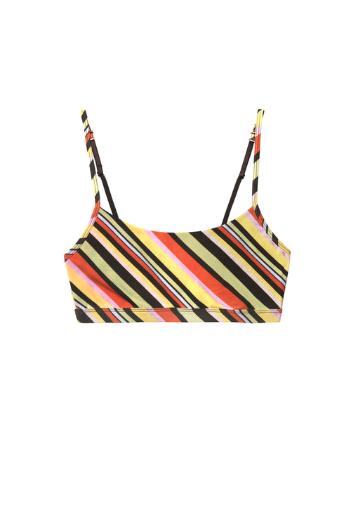 String Scoop Bra - Sorrento Stripe Multi