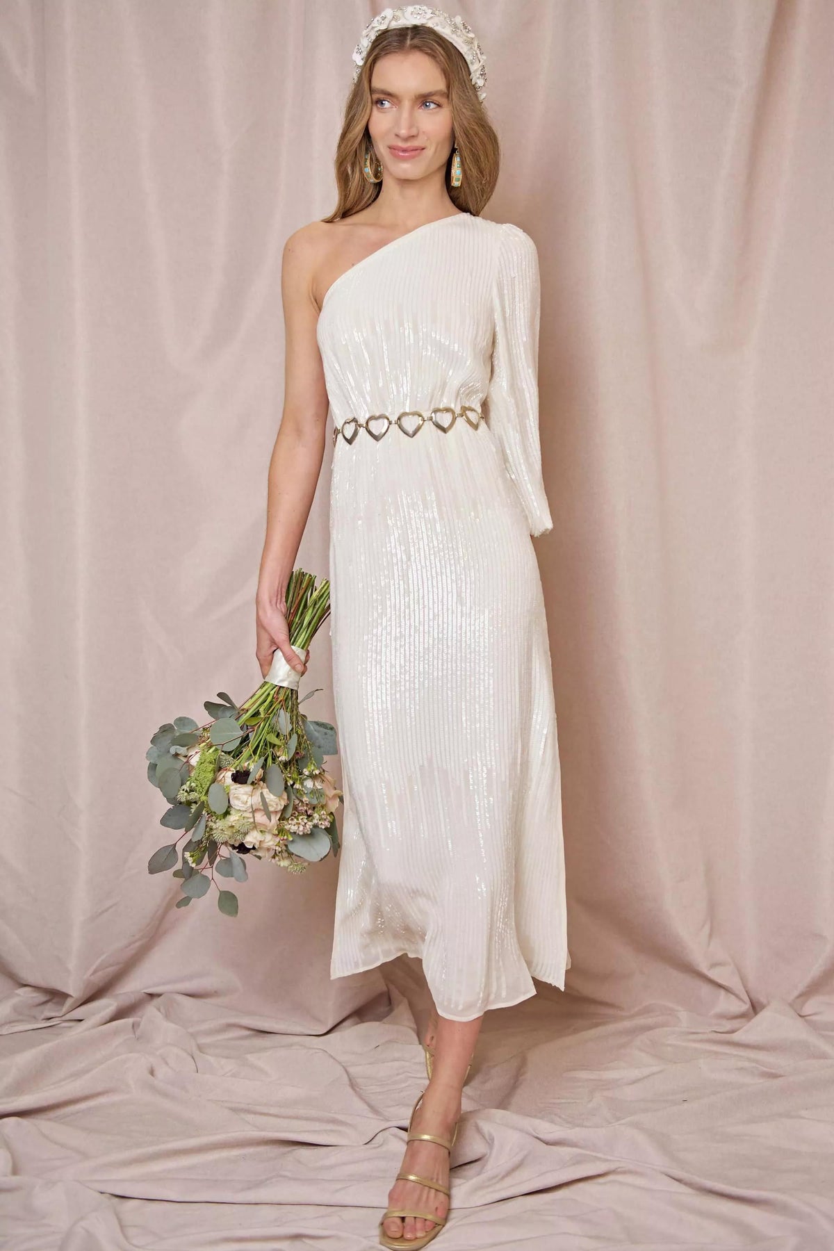 julia louis dreyfus bridesmaid dresses Flare Sexy V Neck Velvet Ombre Sequin Floor Length Evening Prom Party main image 0