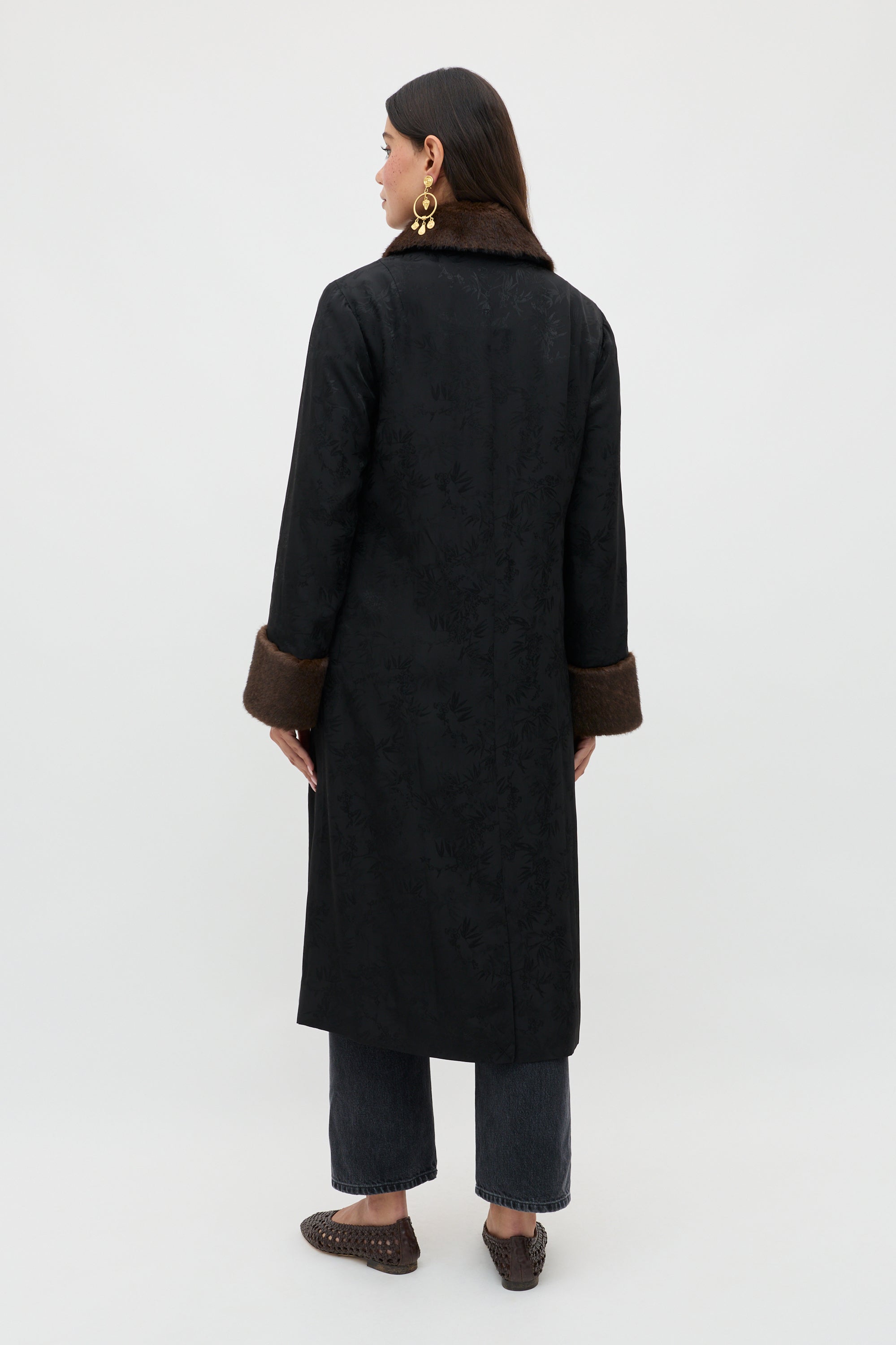 Jonah Jacquard Jacket in Black | RIXO ⋆