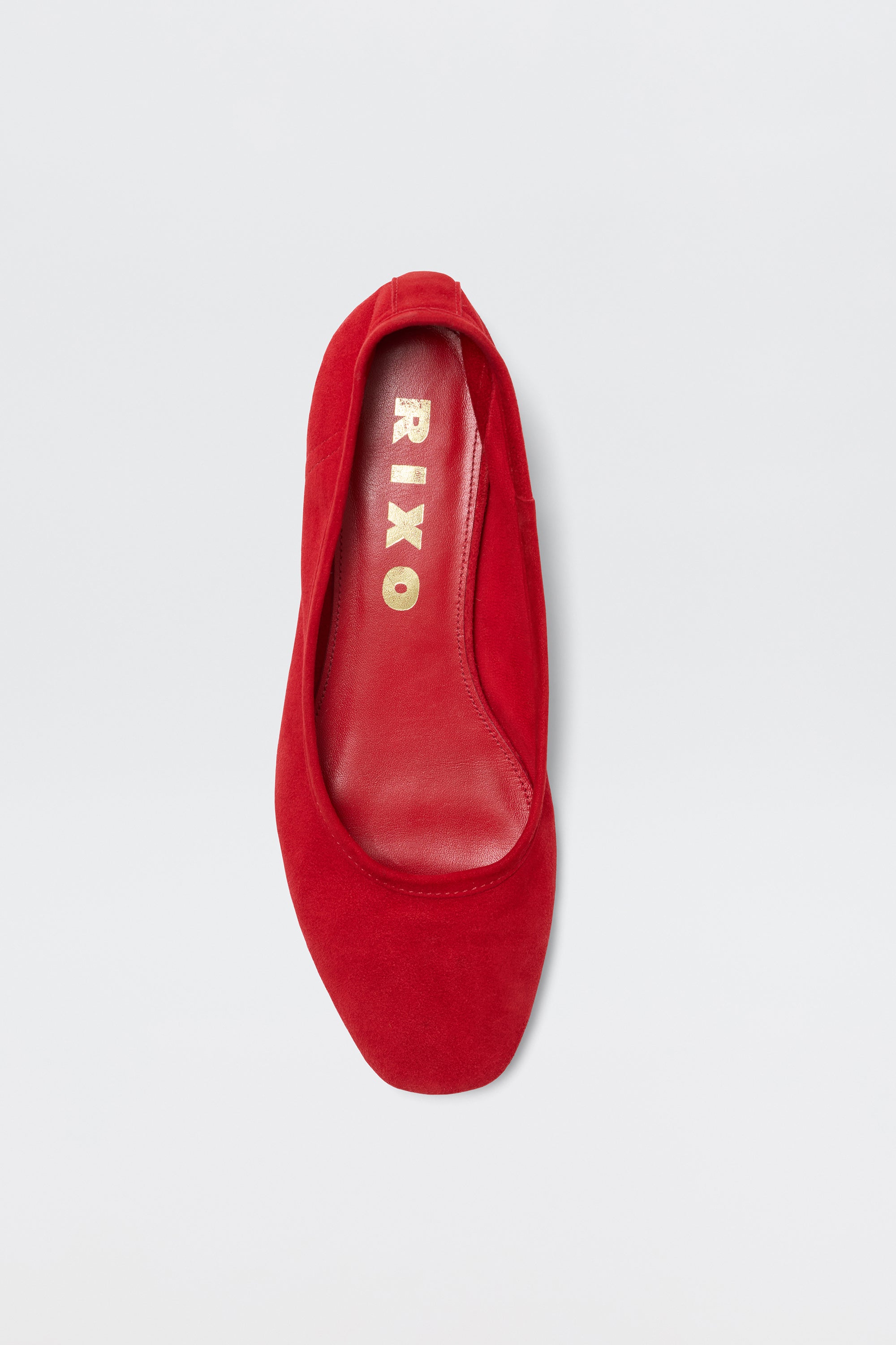 Kierna Suede Pumps in Red | RIXO ⋆
