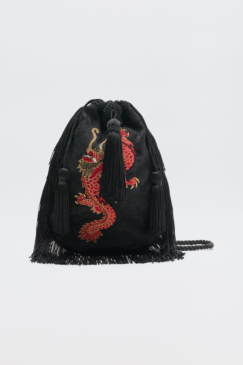 Phillipa -  Dragon Embroidery Red