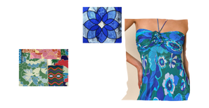 halter neck dress, rixo patterns, floral dress