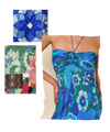 halter neck dress, rixo patterns, floral dress