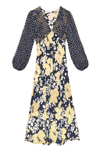 Thumbnail for Melanie Silk Midi Dress