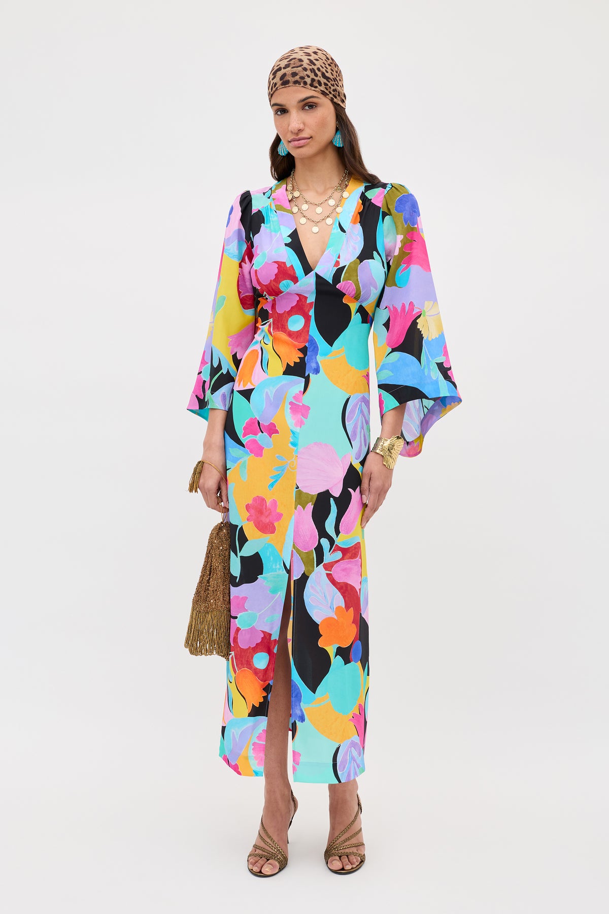 rixo maxi dress Velvet Floral Gown