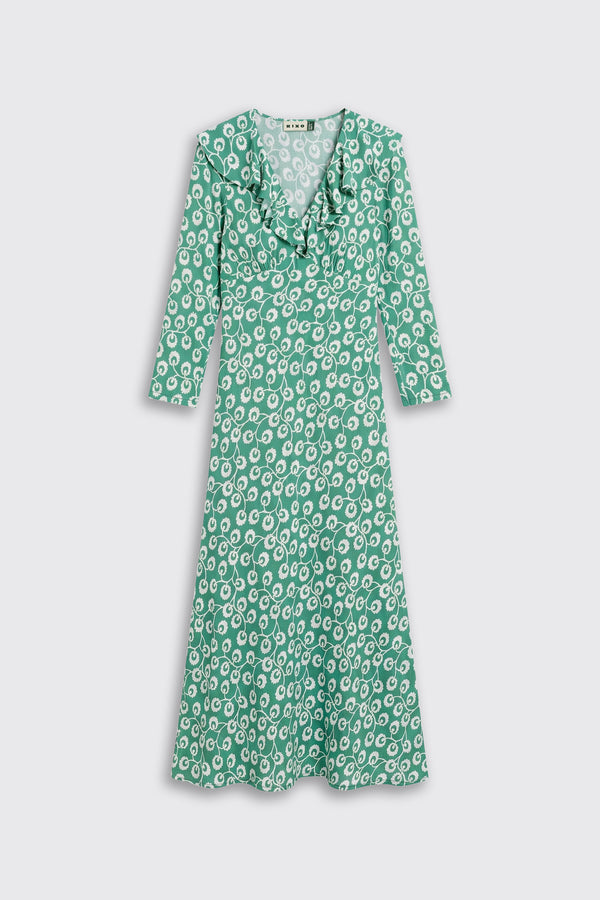 Delphine -  Wishing Floral Green