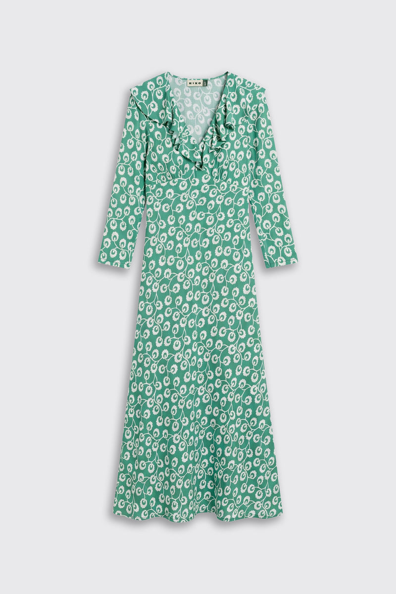 Delphine -  Wishing Floral Green