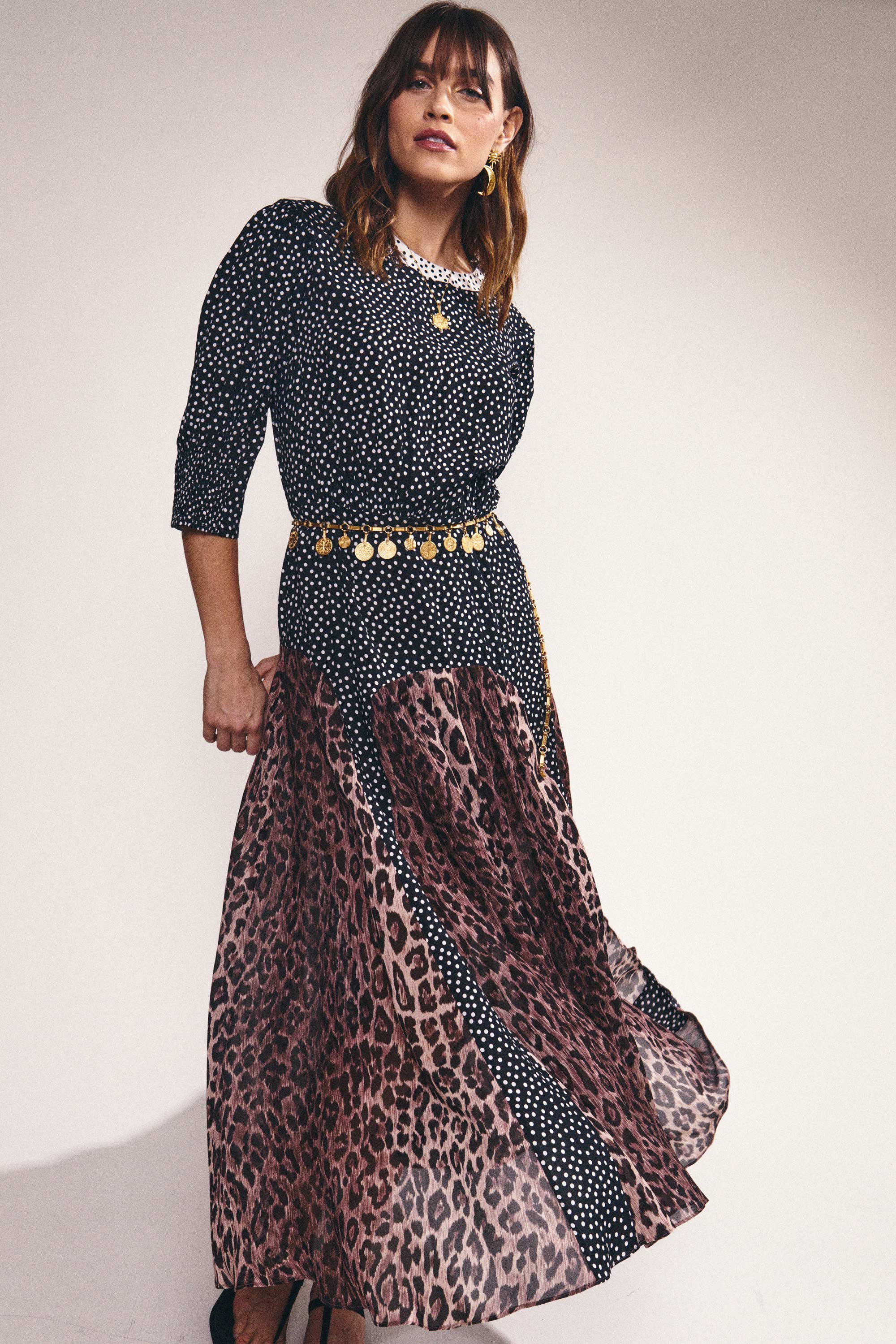 Meg Leopard Polka Dot RIXO meg-leopard-polka-dot-rixo