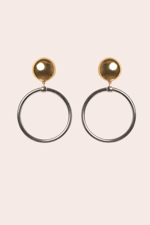 rixo-gold,Ruia Hoop Earrings