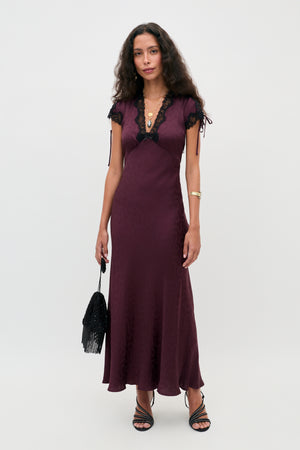 Fern - Floral Trail Jacquard Wine
