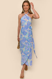 Thumbnail for Bluebelle Silk Midi Dress