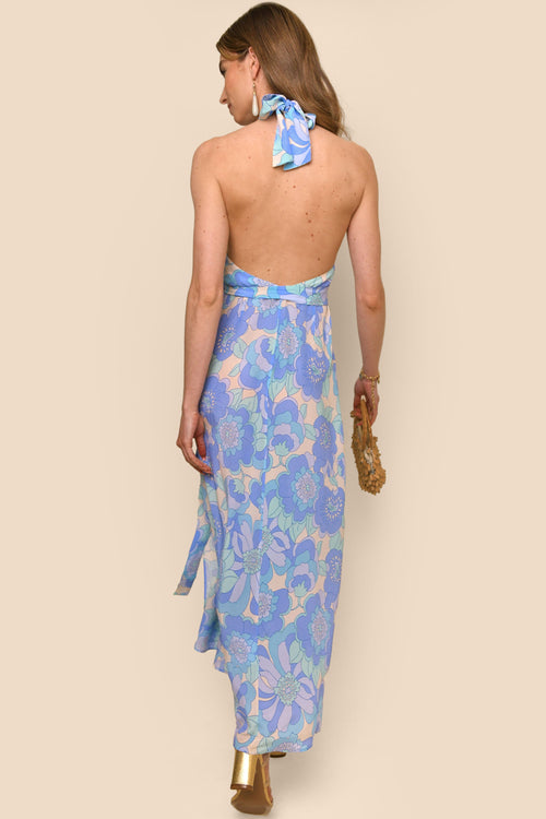 Bluebelle Silk Midi Dress