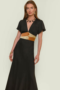 Thumbnail for Wilma Belted Midi Dress