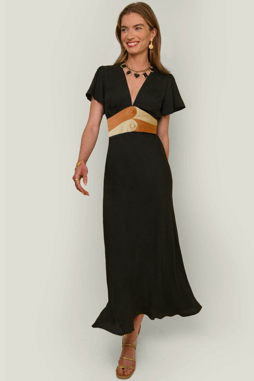 Wilma Belted Midi Dress