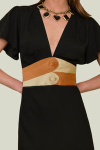 Thumbnail for Wilma Belted Midi Dress