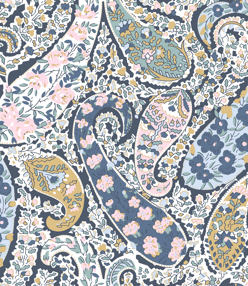 Liberty and rixo paisley print