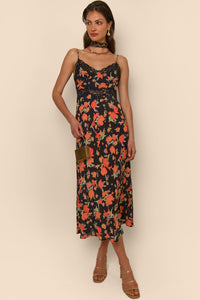 Thumbnail for Amora Silk Midi Dress