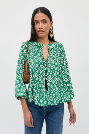 Maevie -  Wishing Floral Green