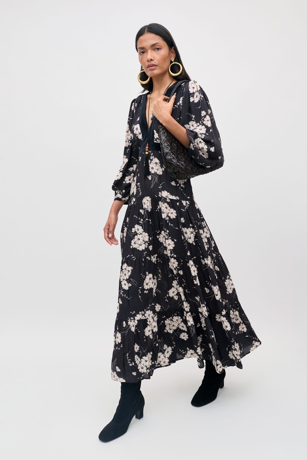 Marlene - Daisy Field Black