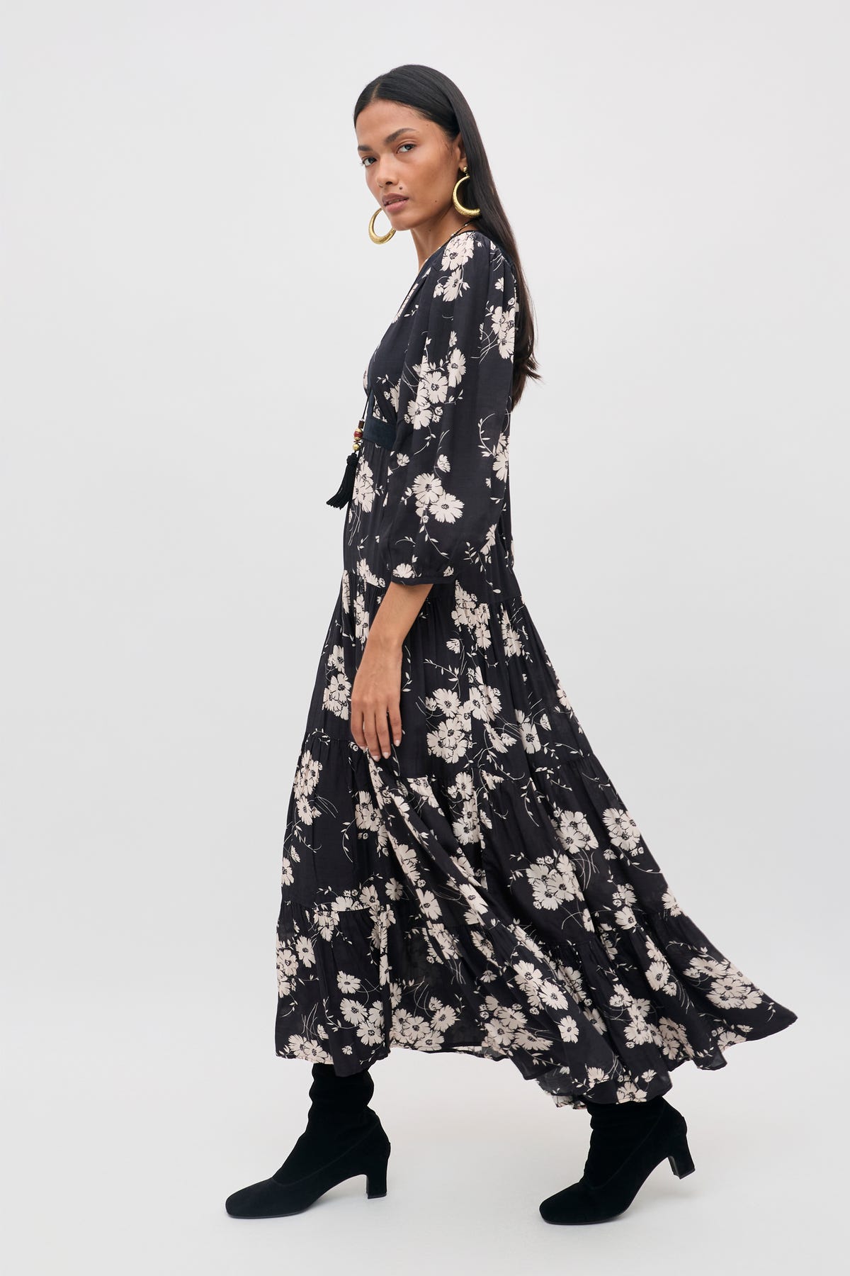 Marlene - Daisy Field Black