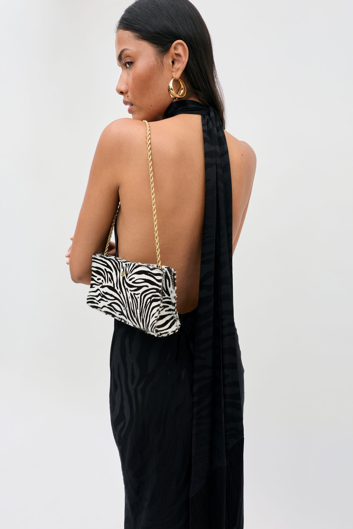 Kamila  - Zebra Print Brown