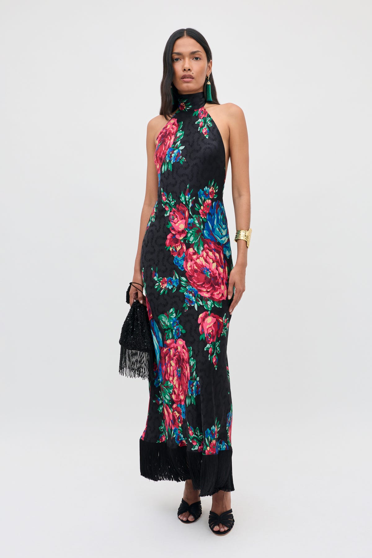 Maura -  Vintage Bouquet Black