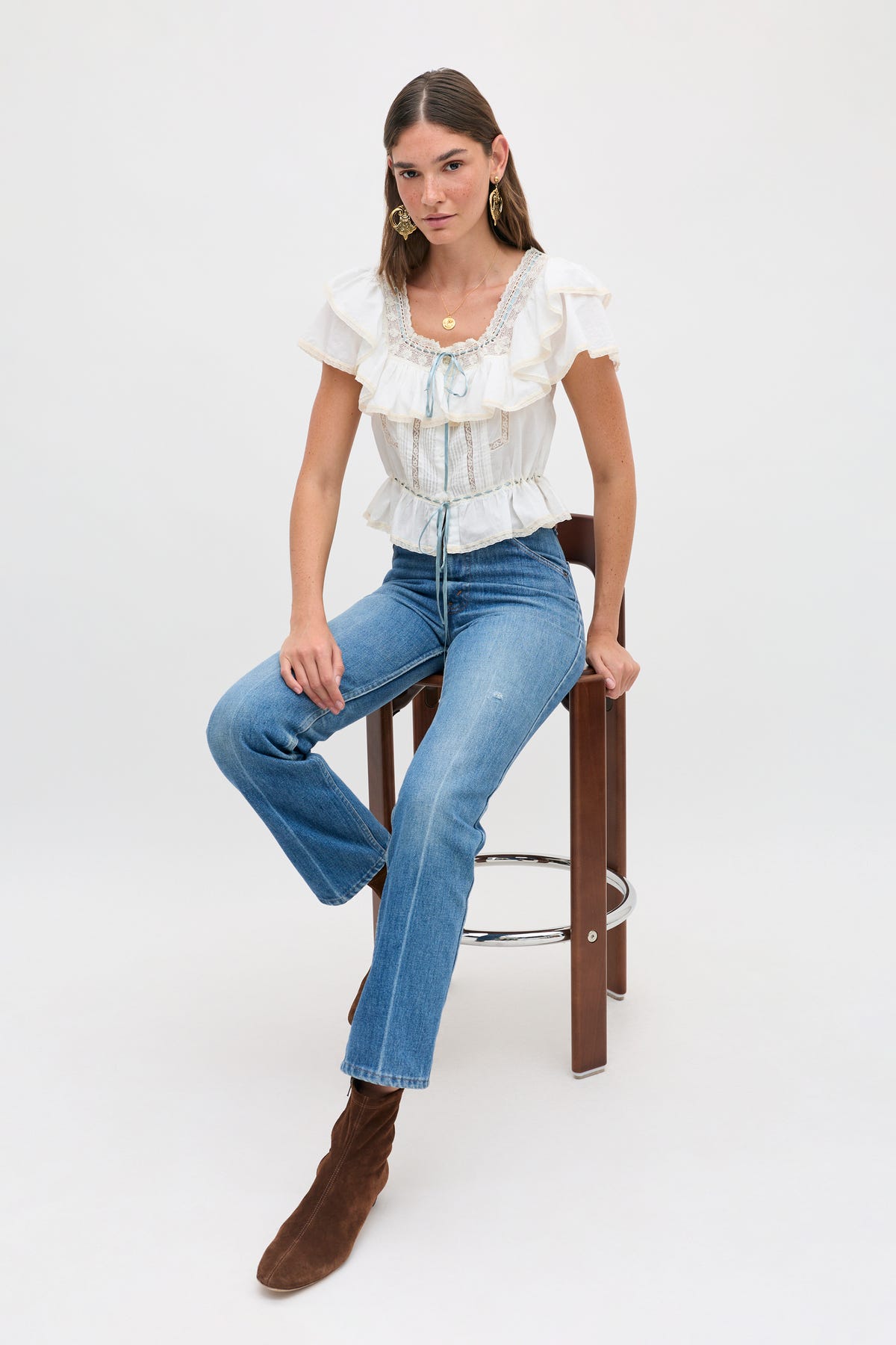 melisa top ivory