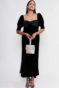 Thumbnail for Celia Velvet Midi Dress
